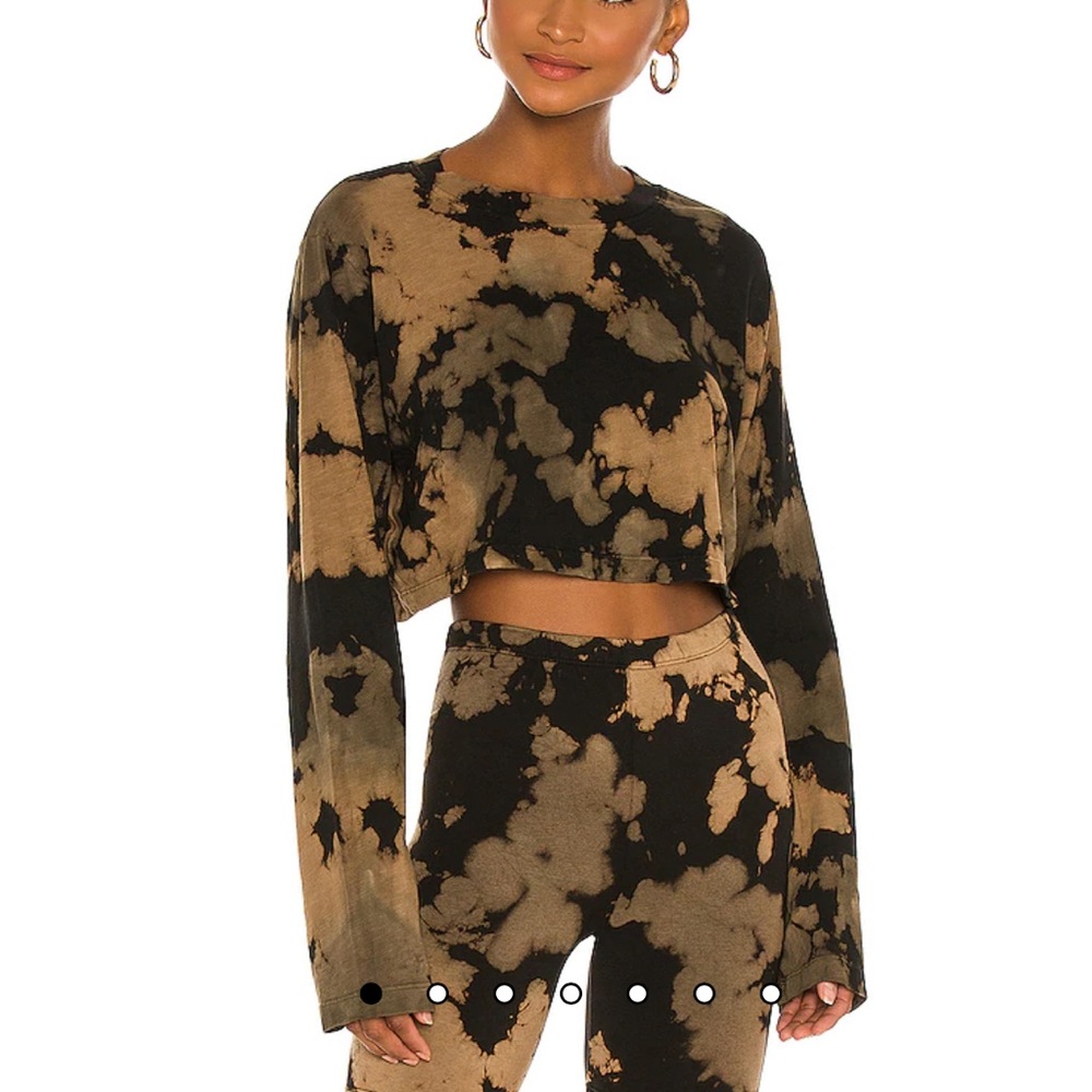 Revolve x Cotton Citizen Tokyo Long Sleeve Crop & Milan Biker Shorts